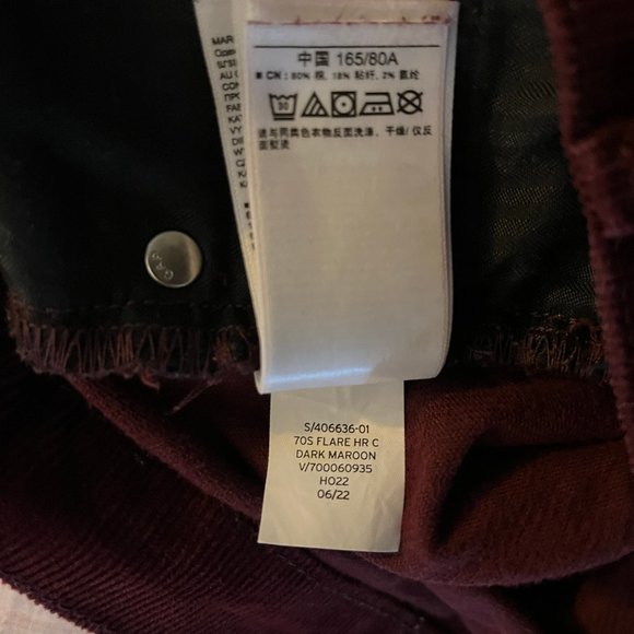 Gap 70’s Flare High-Rise Corduroy Pants Size 12 / 31 - Picture 6 of 13